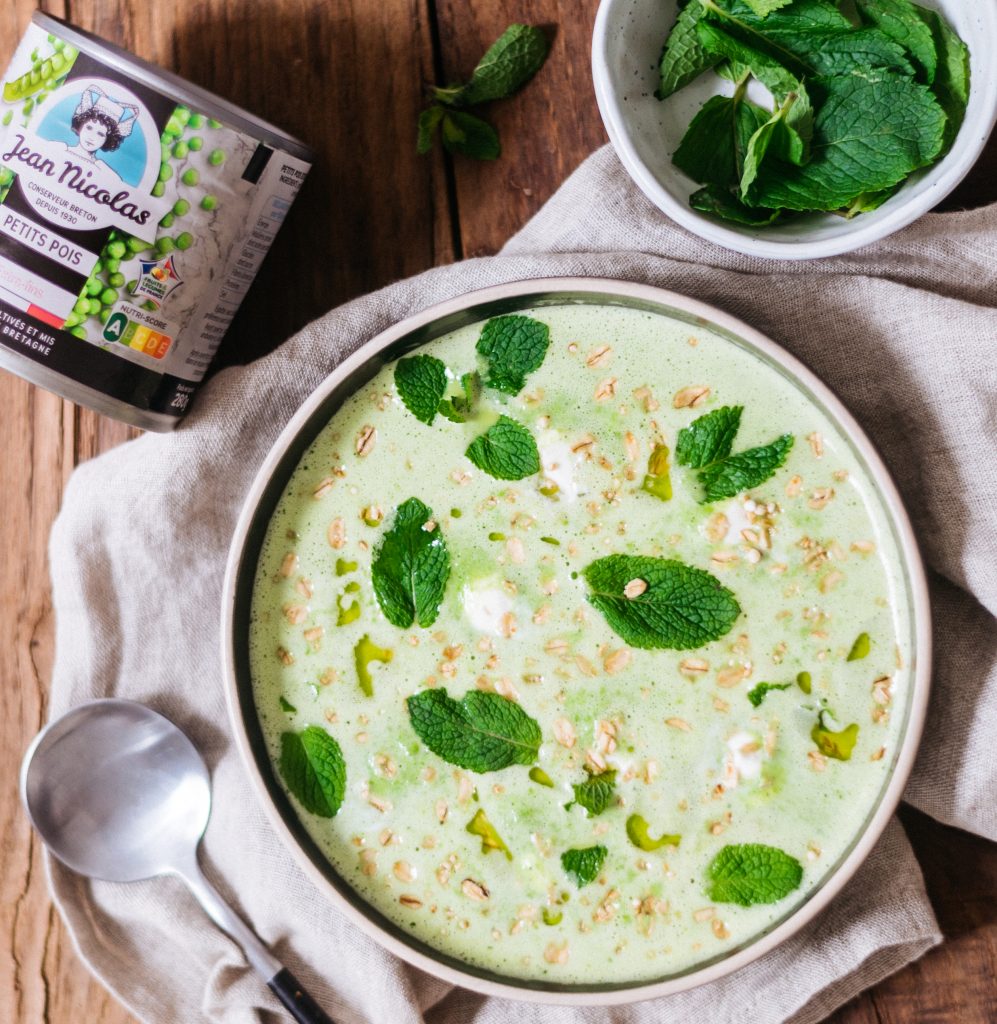 Soupe Froide De Petits Pois La Menthe Jean Nicolas